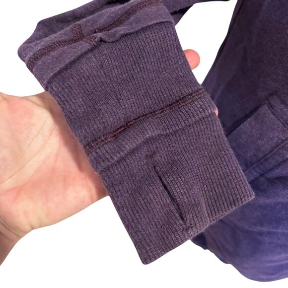 Lululemon Gratitude Wrap Jacket Womens Sz 4 Purple Double Breasted Activewear - Picture 12 of 16